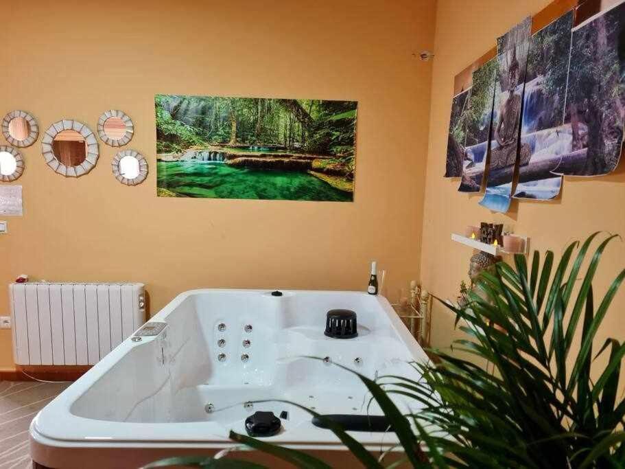 Casa Rural Con Jacuzzi, Sauna, Barbacoa Y Barra Cabeza la Vaca Buitenkant foto