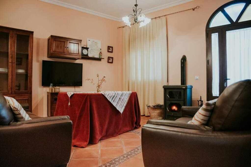 Casa Rural Con Jacuzzi, Sauna, Barbacoa Y Barra Cabeza la Vaca Buitenkant foto