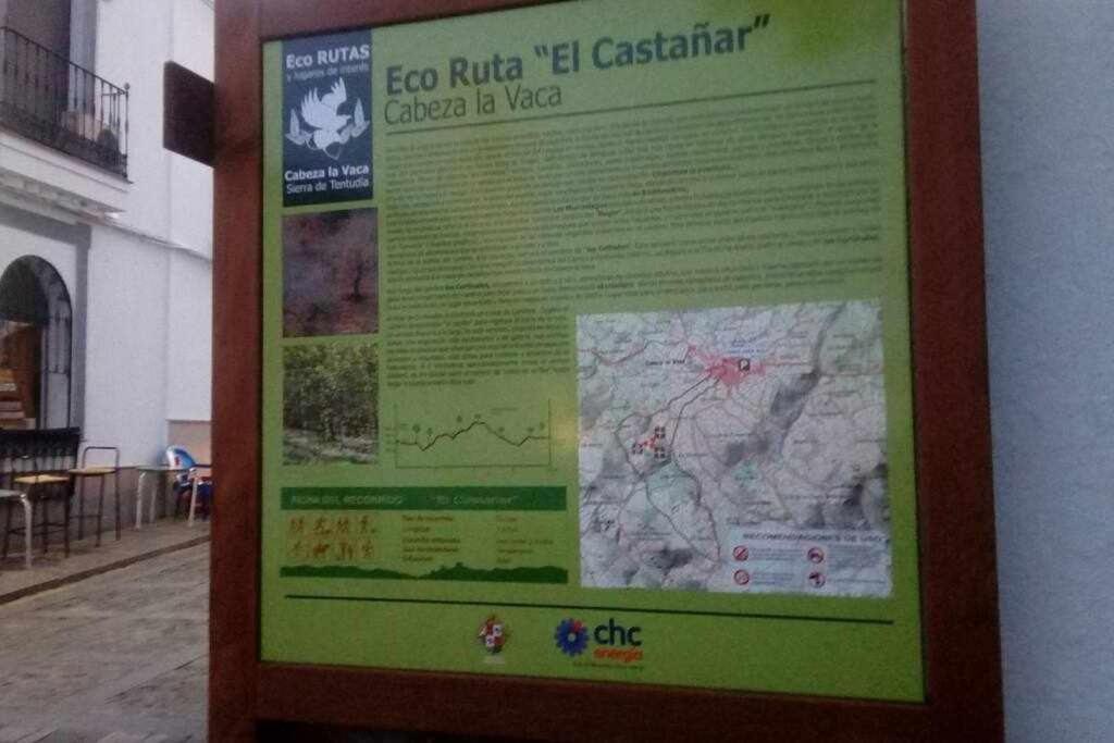 Casa Rural Con Jacuzzi, Sauna, Barbacoa Y Barra Cabeza la Vaca Buitenkant foto